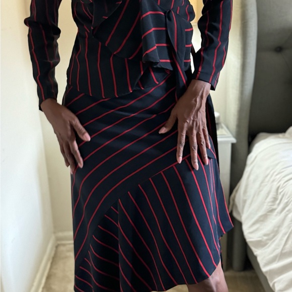 Two Piece Wrap Top and asymmetrical shirt - Picture 5 of 6